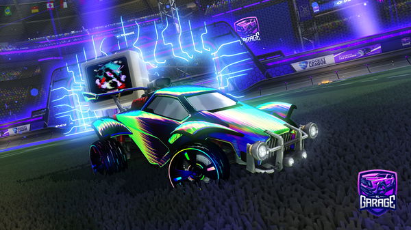 A Rocket League car design from baz_