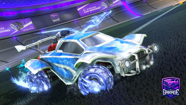 A Rocket League car design from AtomTrade