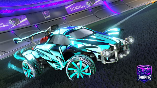 A Rocket League car design from Nubilys