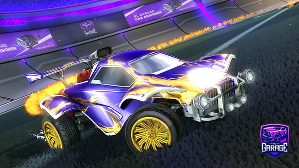 A Rocket League car design from CvacEthanTheGOAT