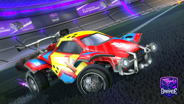 A Rocket League car design from ppMk