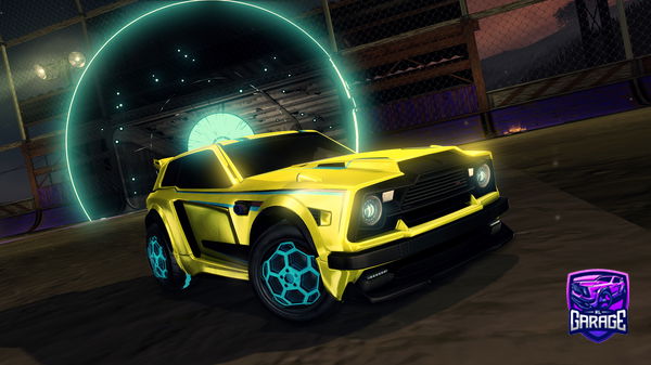 A Rocket League car design from Fraftyxd