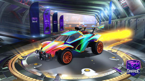 A Rocket League car design from AGG_JOHNSON