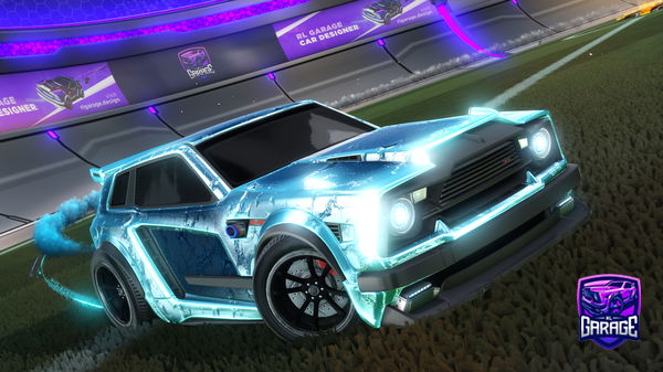 A Rocket League car design from ISPY-PSYCHO