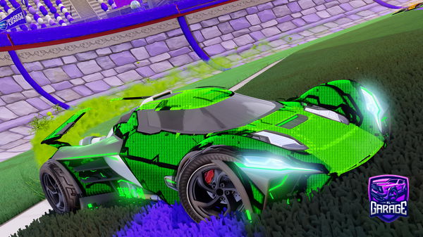 A Rocket League car design from SP4RKY08