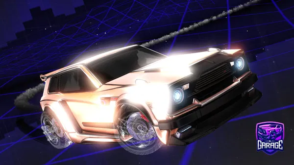 A Rocket League car design from Rockkamsen