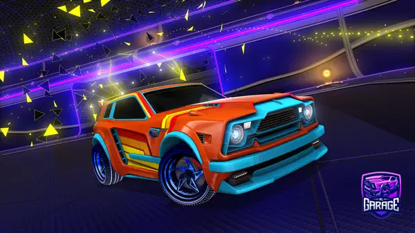 A Rocket League car design from Speedyman500