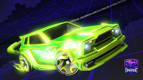 A Rocket League car design from rocketleagueMixam746