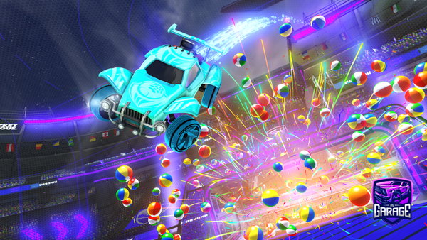 A Rocket League car design from F10r3nc3