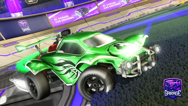A Rocket League car design from blancotitanio