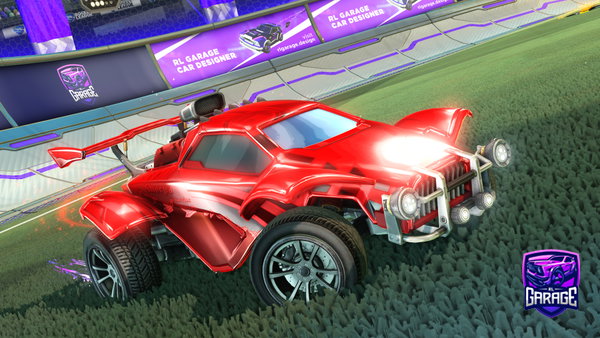 A Rocket League car design from zz1k0