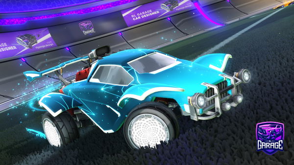 A Rocket League car design from Leafy104