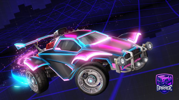 A Rocket League car design from Domisagoat17