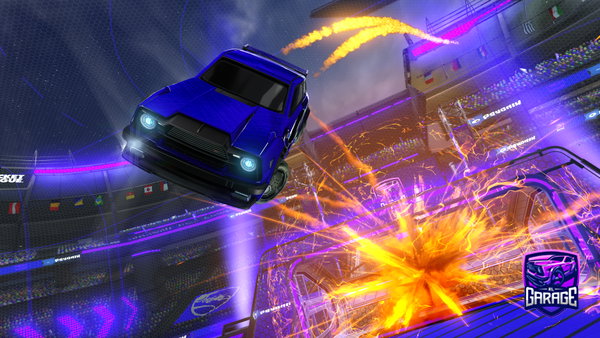 A Rocket League car design from dsh_