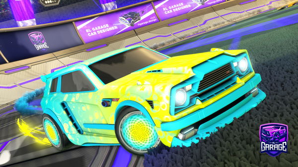 A Rocket League car design from Pulsepeanut