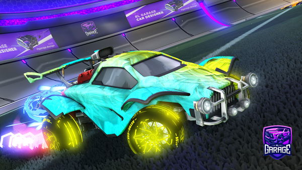 A Rocket League car design from Jalapeno_Boy7