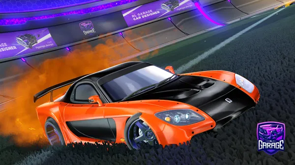 A Rocket League car design from Isiaha