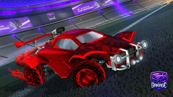 A Rocket League car design from Eastbumblefuxk