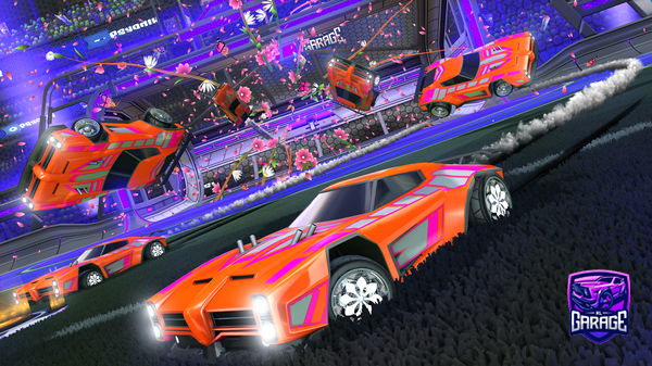 A Rocket League car design from PulseFxre