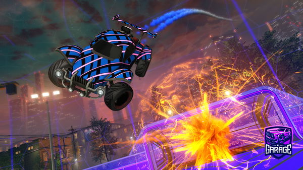 A Rocket League car design from LazyTaxiMan