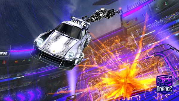 A Rocket League car design from Ghostrider87415