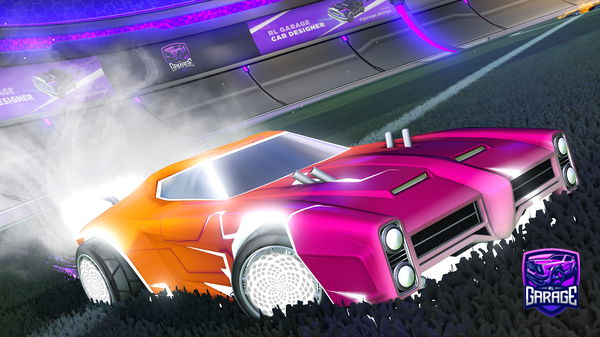 A Rocket League car design from strykerredbull11