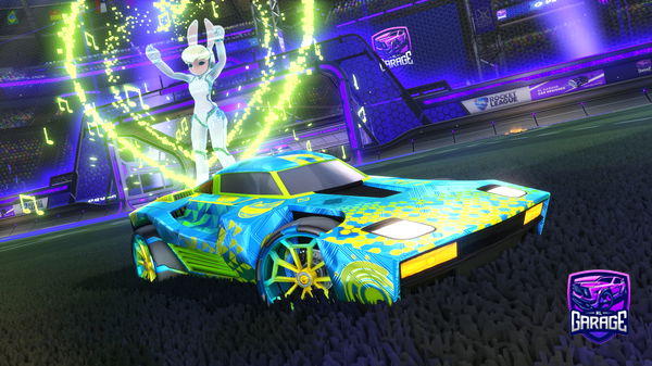 A Rocket League car design from AmadaShirone