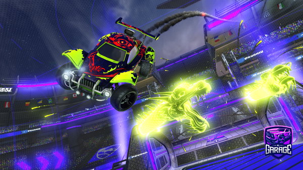 A Rocket League car design from Papa_dragon69420