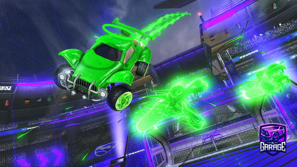 A Rocket League car design from hornet4000