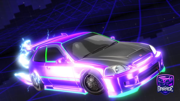 A Rocket League car design from Iraklisfzs