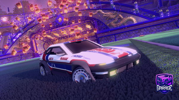 A Rocket League car design from Bogen