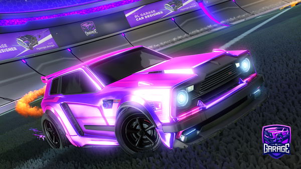 A Rocket League car design from Hawkatsux