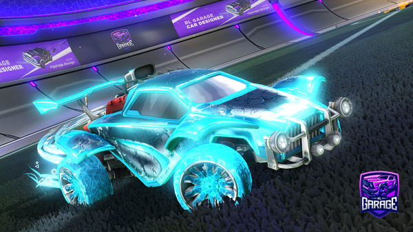 A Rocket League car design from RWJ