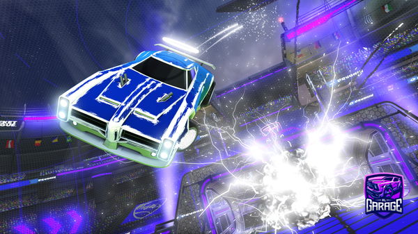 A Rocket League car design from before