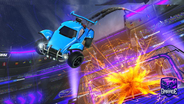 A Rocket League car design from Croument