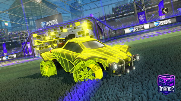 A Rocket League car design from OpaMahmoet
