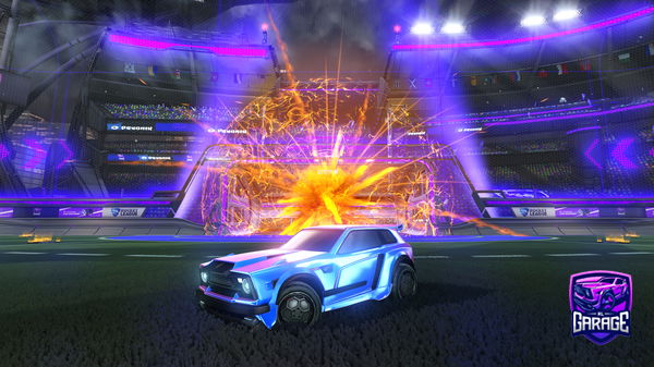 A Rocket League car design from BACK_35