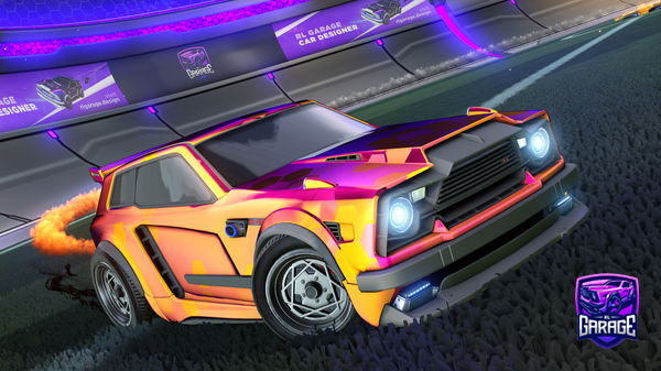 A Rocket League car design from Yarn09