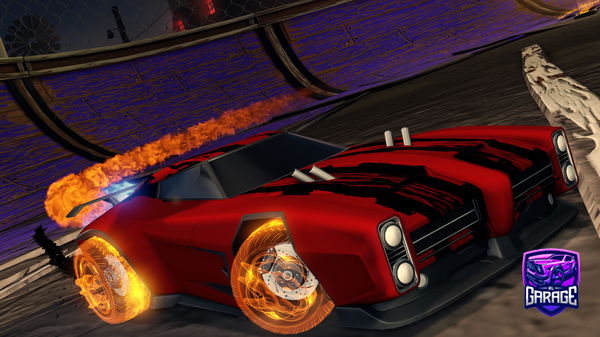 A Rocket League car design from AirDribbleGG