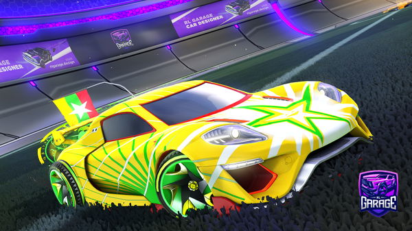 A Rocket League car design from Misha76_