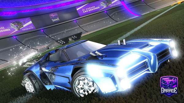 A Rocket League car design from Flixyez