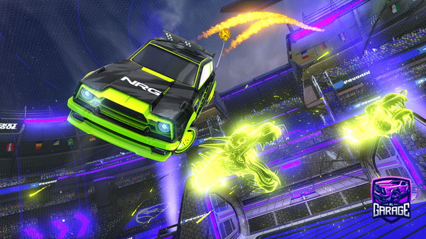 A Rocket League car design from Dragon40007227