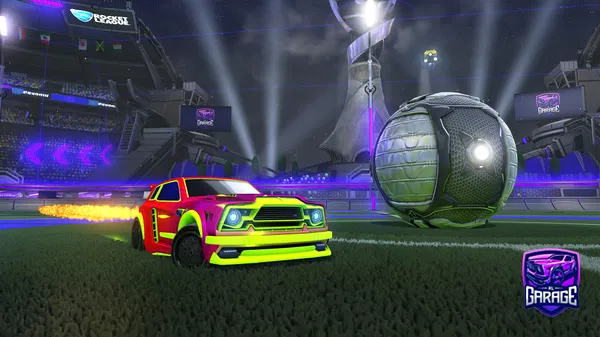 A Rocket League car design from Ktashi