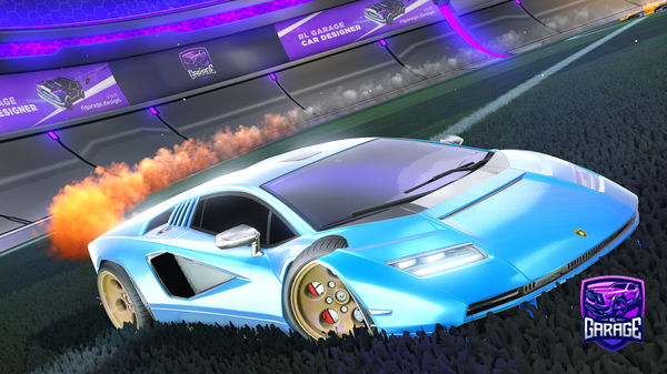 A Rocket League car design from BujiGuy