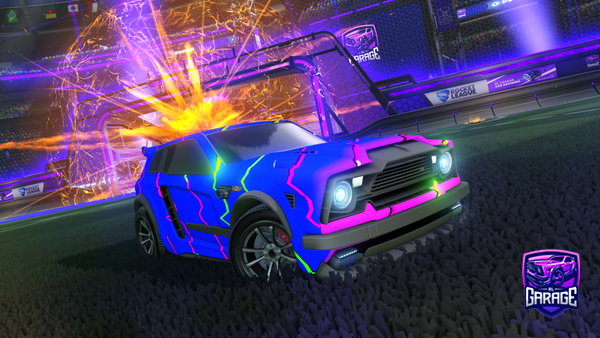 A Rocket League car design from Thets02