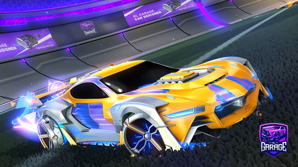 A Rocket League car design from M4TR1XX