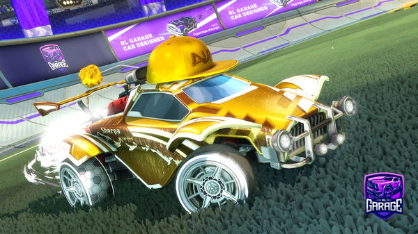 A Rocket League car design from AlphaBooger