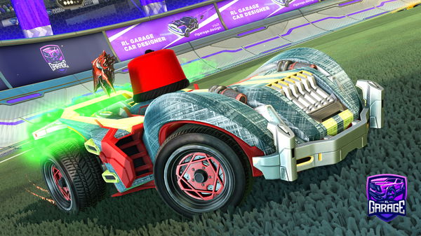 A Rocket League car design from G0ldenGr00t
