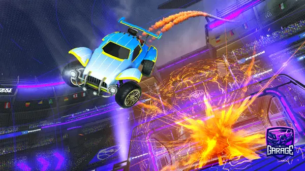 A Rocket League car design from t0ooby