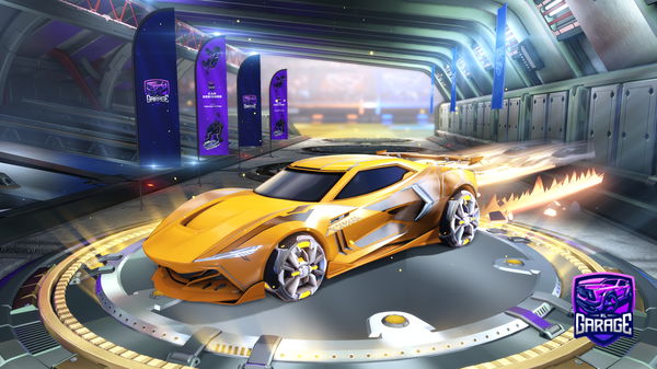 A Rocket League car design from mushroomboi